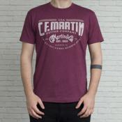 T.SHIRT MARTIN WORLD OLDEST BURGUNDY M