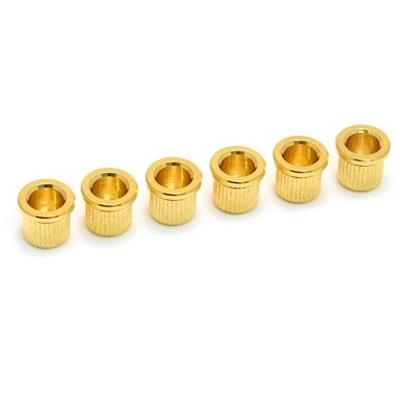 6 FERRULES GUITARE GOTOH DOREES 10x8.3x9mm