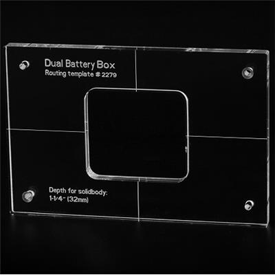 GABARIT DEFONCE COMPARTIMENT PILES (DUAL BATTERY)
