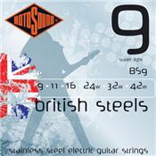 CORDES GUITARE ELECTRIQUE 9-42 ROTOSOUND BRITISH STEEL BS9