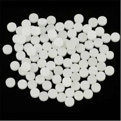 10 REPERES DE TOUCHE RONDS DOTS IMITATION PEARL 6mm