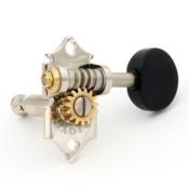 GOTOH 3x3 SXB510V TYPE WAVERLY NICKEL BOUTONS NOIRS