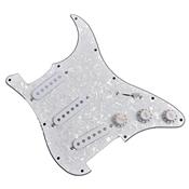 PICKGUARD STRAT SSS WHITE PEARL PRE-ASSEMBLE