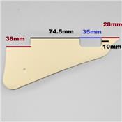 PICKGUARD LES PAUL DELUXE (P90) CREME 1 PLI