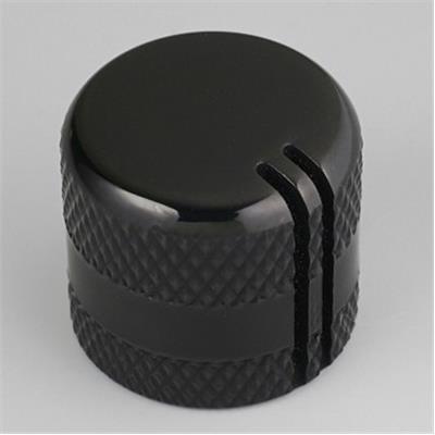 1 BOUTON DOME SANDBERG NOIR STANDARD 17,1x16x6mm