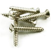 4 VIS CHEVALET ou ATTACHE-COURROIE NICKEL A PLAT 3.5x26.5mm