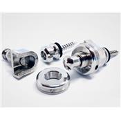 2 ATTACHE-COURROIE SCHALLER S-LOCKS CHROME M