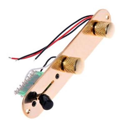 TELECASTER PREWIRED CONTROLE PLATE GOLD 3 WAY