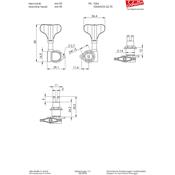 1 MECANIQUE BASSE SCHALLER M4 90 LIGHT NOIRE GAUCHE