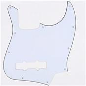 PICKGUARD JAZZ BASS MEXIQUE BLANC 3 PLIS