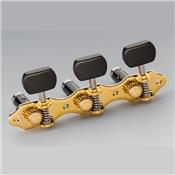 SCHALLER HAUSER GRANDTUNE CLASSIC DOREES EBENE AXES NOIRS ROLLER