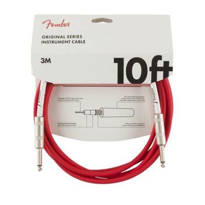 CABLE DROIT FENDER ORIGINAL FIESTA RED 3 mètres