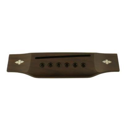 CHEVALET GUITARE FOLK PALISSANDRE MOTIF FLOCON