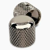 2 BOUTONS DOME NICKEL ALLPARTS 18,5x18.5x6.35mm