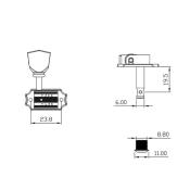True Tune 3x3 TYPE SD90 NICKEL ALLPARTS