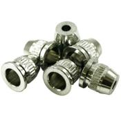 6 FERRULES GUITARE CHROME TYPE FENDER VINTAGE 8mm
