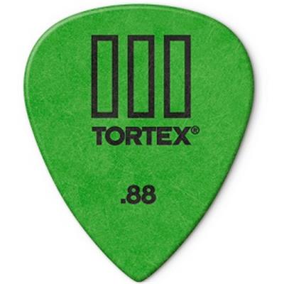 12 MEDIATORS DUNLOP TORTEX III 0.88mm