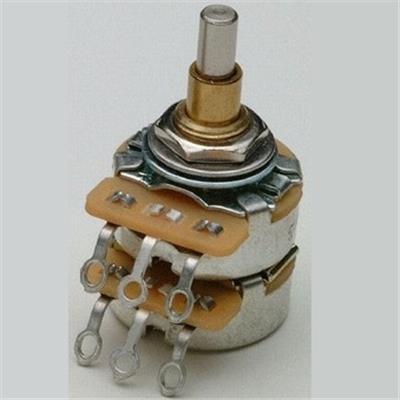 POTENTIOMETRE CTS DOUBLE ETAGE AUDIO 500K/500K SOLID SHAFT