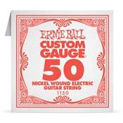 6 CORDES A L'UNITE ERNIE BALL SLINKY GAUGE 50 CORDE FILEE