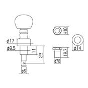 4 MECANIQUES BANJO GOTOH SPBJ-4 PEARL WHITE