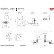 SCHALLER GRANDTUNE RUTHENIUM PERLOID 3x3 TETE AJOUREE
