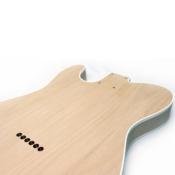 CORPS TELE CUSTOM AULNE NON VERNIS KBS BD-08TC-BD BLANC HOSCO