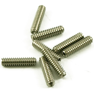 Musiclily Pro Vis Métriques M3x8mm Pontets Chevalet Acier Inoxydable - Lot De 12 Pour Guitare Strat Tele