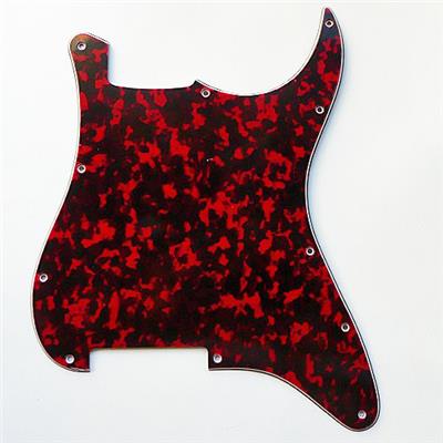 PICKGUARD STRAT 62 NON PERCE TIGER RED