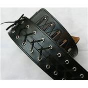 COURROIE GUITARE GAUCHO CORSET NOIR