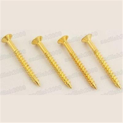 4 mounting neck plate screws Tele gold