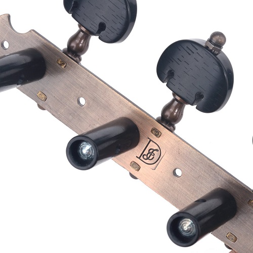 Lot De 2 Mécaniques Pour Guitare Classique - Chevilles En Alliage Zinc - Installation Facile - 10