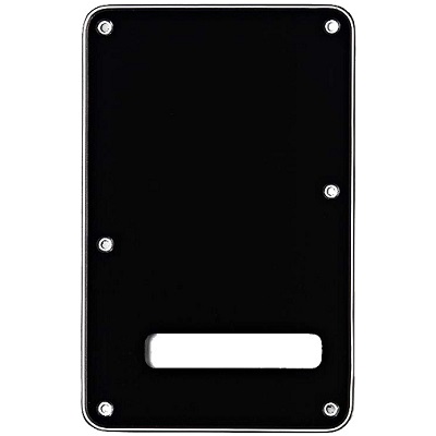 PLAQUE VIBRATO STRAT FENDER MODERNE NOIRE 3 PLIS