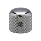 1 BOUTON DOME METAL CHROME GOTH 19x18.4x6mm (VK1-19)