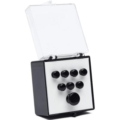 7 CHEVILLES GUITARE MARTIN NOIR POLI 5mm (APP18)