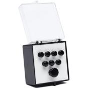 7 CHEVILLES GUITARE MARTIN NOIR POLI 5mm (APP18)