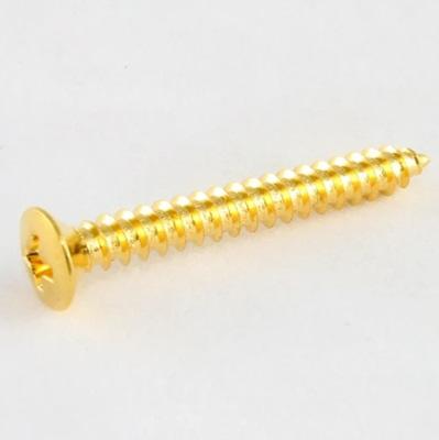 4 VIS COURTES CORPS MANCHE DOREES 35x4mm