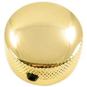 1 BOUTON WD CRANTE ALUMINIUM DORE 6.35mm