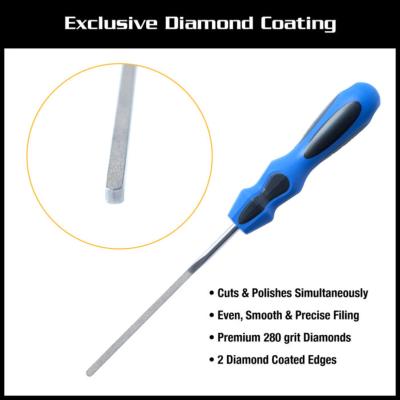 E-File - Diamond Coated Fret End Dressing File (MN830)