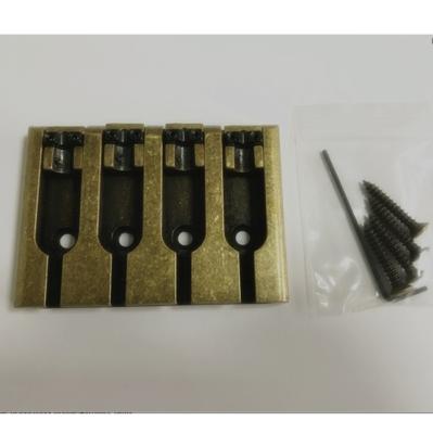 CHEVALET BASSE 4 CORDES TYPE HIPSHOT ANTIQUE BRASS