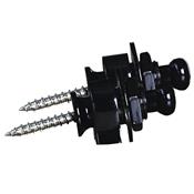 2 ATTACHE-COURROIE NOIRES STRAPLOCKS BOSTON