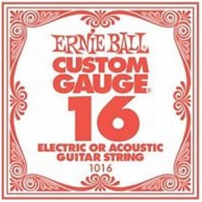 6 CORDES A L'UNITE ERNIE BALL SLINKY GAUGE 16