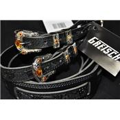 COURROIE GUITARE GRETSCH TOOLED NOIRE