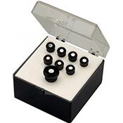 6 CHEVILLES GUITARE MARTIN NOIRES POINT PERLE 5mm