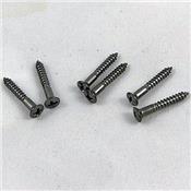 6 VIS CHEVALET TETE CONIQUE COSMO BLACK 3,5x25mm