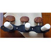 SCHALLER HAUSER GRANDTUNE CLASSIC BLACK SATIN SNAKEWOOD AXES BLANCS