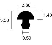 FRETTES ARGENT/NICKEL ELITE JUMBO 2.8x1.4mm (6x26cm)