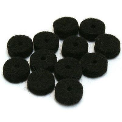 12 FEUTRES ATTACHE-COURROIE NOIRS