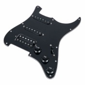PICKGUARD STRAT SSH NOIR PRE-ASSEMBLE