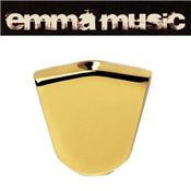 6 BOUTONS DE MECANIQUES TULIPE KEYSTONE GROVER 3x3 DOREE