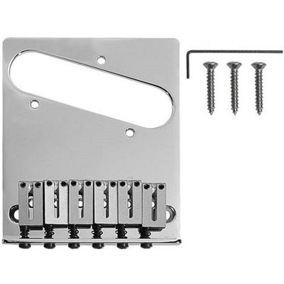 CHEVALET TELE FENDER SRS MODERNE CHROME 6 PONTETS